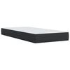 vidaXL Box Spring Bed with Mattress Black 80x200 cm Faux Leather