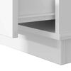 vidaXL Bedside Cabinet White 50 x 34.5 x 50 cm Engineered wood