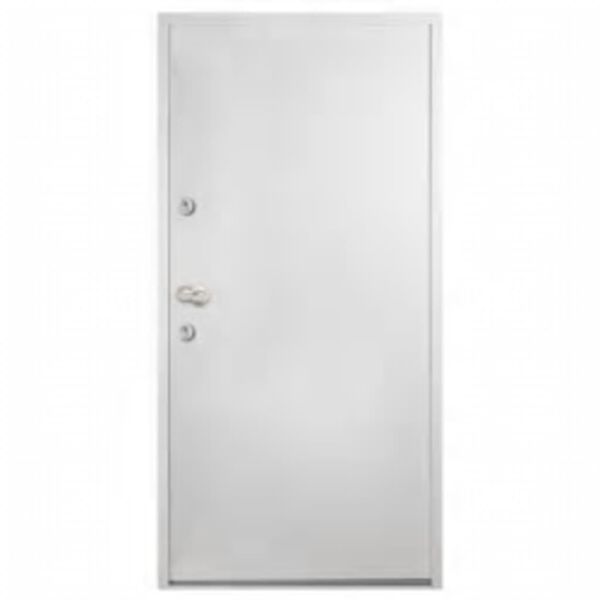 vidaXL Aluminium Front Door White 110x207.5 cm