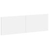 vidaXL Wall-Mounted Headboard BREDA White Engineered Wood