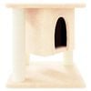 vidaXL Cat Tree with Sisal Scratching Posts Cream 37 cm