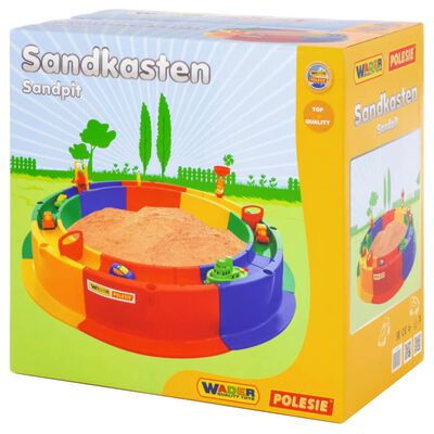 Polesie Wader 8 Piece Round Sandpit Set with Waterway 136 cm PP
