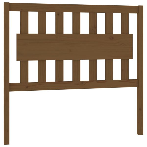 vidaXL Bed Headboard Honey Brown 105.5x4x100 cm Solid Wood Pine