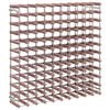 vidaXL Wine Rack for 120 Bottles Brown Solid Wood Pine