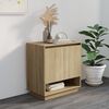 vidaXL Sideboard Sonoma Oak 70x41x75 cm Engineered Wood