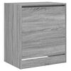 vidaXL Shoe Cabinet Grey Sonoma 60x42x69 cm Engineered Wood