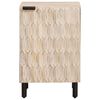 vidaXL Bathroom Cabinet White 38 x 33 x 58 cm Solid Mango Wood