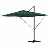 vidaXL Parasol Green 286 x 285 x 270 cm Aluminium