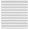vidaXL Zebra Blind Light Grey 150x150 cm Fabric Width 145.9 cm Polyester