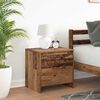 vidaXL Bedside Cabinet Old Wood 45 x 34 x 44.5 cm Engineered Wood