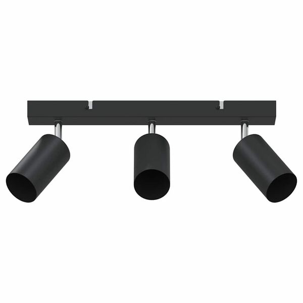 vidaXL Ceiling Spotlight Black 38 x 5.5 x 16.5 cm Metal