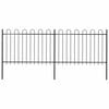vidaXL Garden Fence | Steel | Tough | Modern