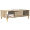 vidaXL Coffee Table Sonoma Oak 103.5 x 60 x 35 cm Engineered Wood