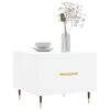 vidaXL Coffee Table White 50x50x40 cm Engineered Wood