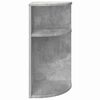 vidaXL End Table Concrete Grey 29.6 x 29.6 x 60 cm Engineered Wood