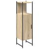 vidaXL Bathroom Cabinet Beige 33 x 33 x 120.5 cm Engineered wood