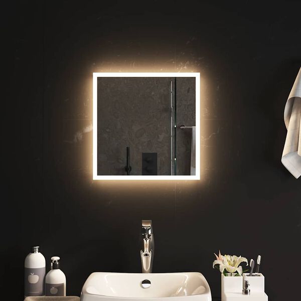vidaXL LED Bathroom Mirror 40x40 cm