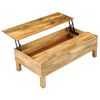 vidaXL Coffee Table Solid Mango Wood 110x55x35 cm