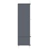 vidaXL Chalkboard Wardrobe ROROS Grey and White 90 x 45 x 180 cm