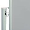 vidaXL Patio Retractable Side Awning 200x600 cm Grey