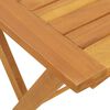 vidaXL Folding Garden Table Natural 60 x 60 x 72 cm Solid acacia wood
