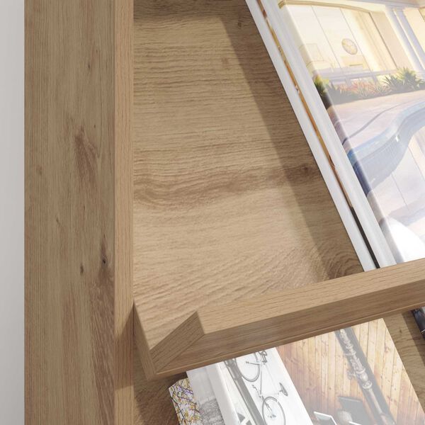 vidaXL Magazine Rack Artisan Oak 70 x 41 x 156 cm Engineered Wood