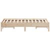 vidaXL Bed Frame without Mattress 120x190 cm Small Double Solid Wood Pine