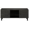 vidaXL Coffee Table Black 100x54x40 cm Solid Wood Mango