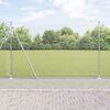 vidaXL Fence with Posts Silver 1.4 x 50 m Steel