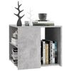 vidaXL Side Table Concrete Grey 50x50x45 cm Engineered Wood