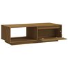vidaXL Coffee Table Honey Brown 110x50x33.5 cm Solid Pinewood