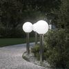 vidaXL Bollard Lights 3 pcs 80 cm Stainless Steel IP44
