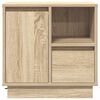 vidaXL Bedside Cabinet with Drawer 2 pcs Sonoma Oak 50 x 34.5 x 50 cm