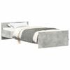 vidaXL Bed Frame without Mattress Concrete Grey 90x190 cm