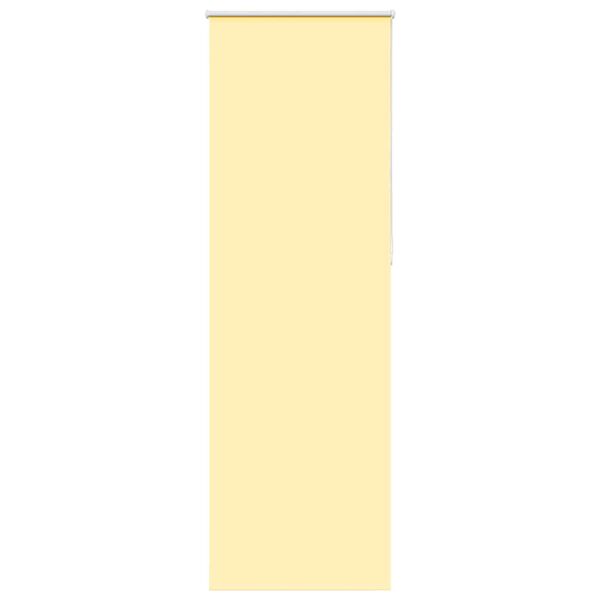 vidaXL Roller Blind Blackout Yellow 80x210 cm Fabric Width 75.7 cm Polyester