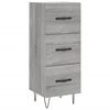 vidaXL Highboard Grey Sonoma 34.5x34x180 cm Engineered Wood