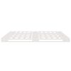vidaXL Pallet Bed without Mattress White Super King Size Solid Wood