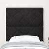 vidaXL LED Headboard with Headboard Black 80 cm Faux Leather