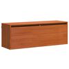vidaXL Wall Cabinet Wax Brown 100 x 30 x 35 cm Solid Pine Wood