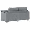 vidaXL Sofa Set 2 pcs Light grey 219 x 77 x 82 cm Fabric