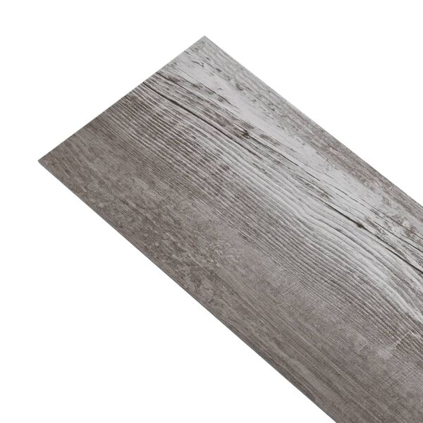 vidaXL PVC Flooring Planks 5.02 m&sup2; 2 mm Self-adhesive Matt Wood Brown