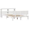 vidaXL Bed Frame with Headboard without Mattress White 120x200 cm