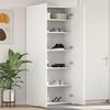 vidaXL Shoe Cabinet with Door White 80 x 35.5 x 180 cm Engineered wood