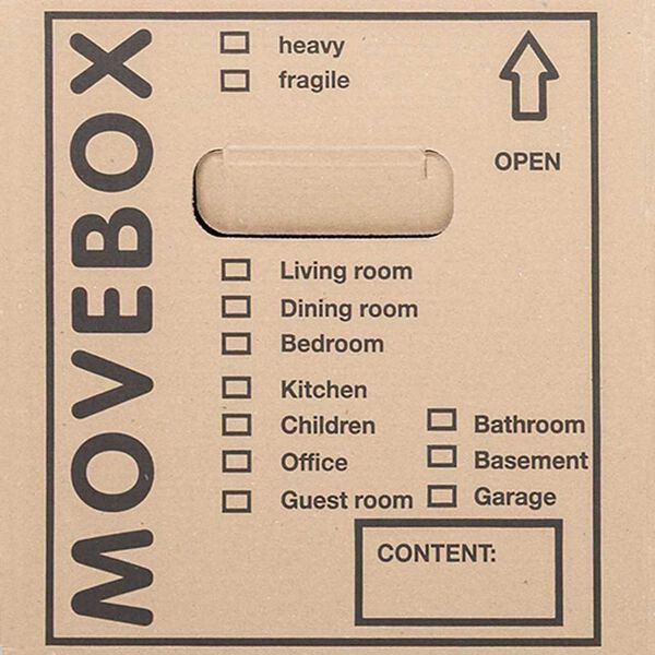 vidaXL Moving Box 20 pcs Natural 59 x 31.5 x 31.5 cm Cardboard