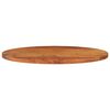 vidaXL Table Top 120x60x3.8 cm Oval Solid Wood Acacia