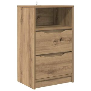 vidaXL Bedside Table Artisan Oak 40 x 30 x 467 cm Engineered Wood