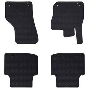 vidaXL Car Mat 4 pcs Black VW for PASSAT B9 TDI , &Scaron;koda SUPERB TDI TPE