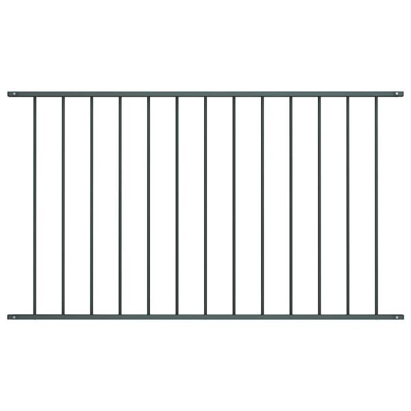 vidaXL Fence Panel Powder-coated Steel 1.7x0.75 m Anthracite