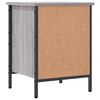 vidaXL Shoe Cabinet Grey Sonoma 38x35x50 cm Engineered Wood