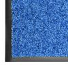 vidaXL Doormat Washable Blue 60x90 cm